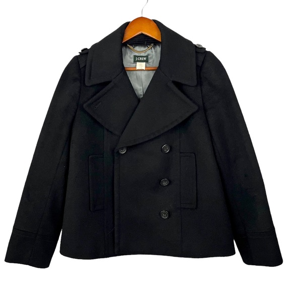 J. Crew Jackets & Blazers - J.CREW Cropped Wool Peacoat